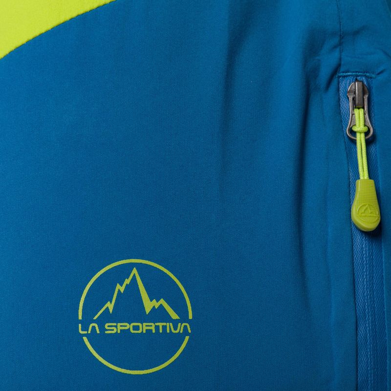 Spodnie z membraną męskie La Sportiva Crizzle EVO Shell sangria/electric blue 3