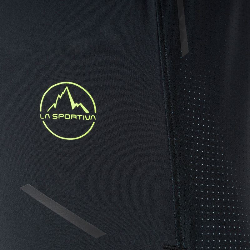 Spodenki do biegania męskie La Sportiva Trail Bite black/lime punch 3