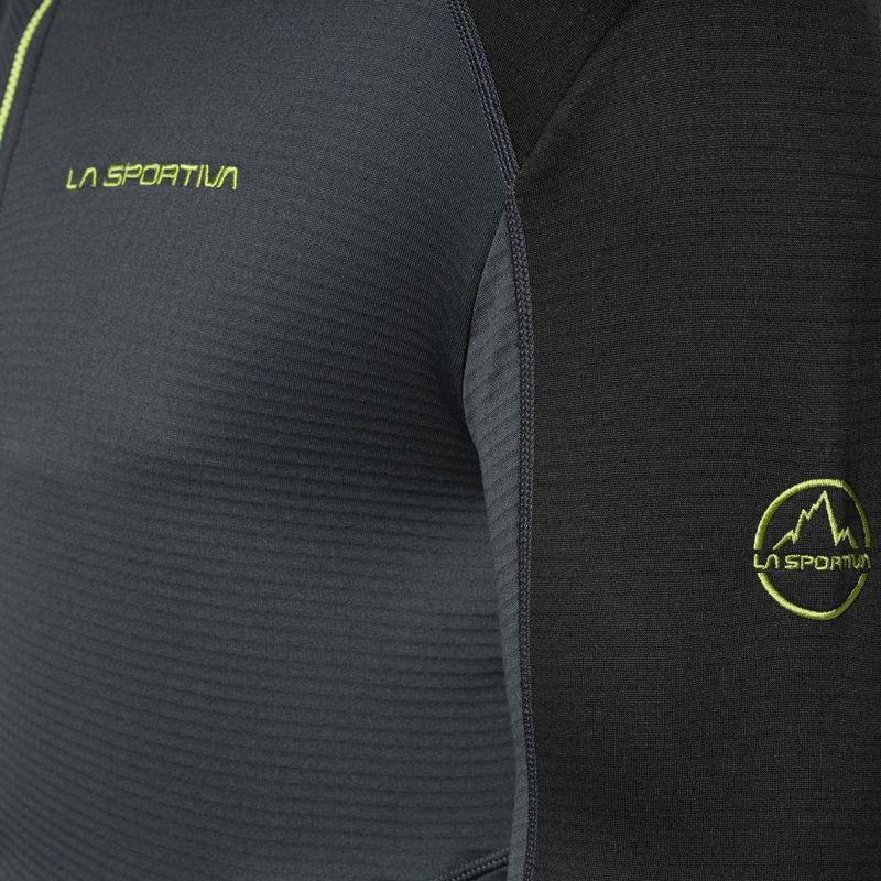 Bluza męska La Sportiva Upendo Hoody carbon/ lime punch 4