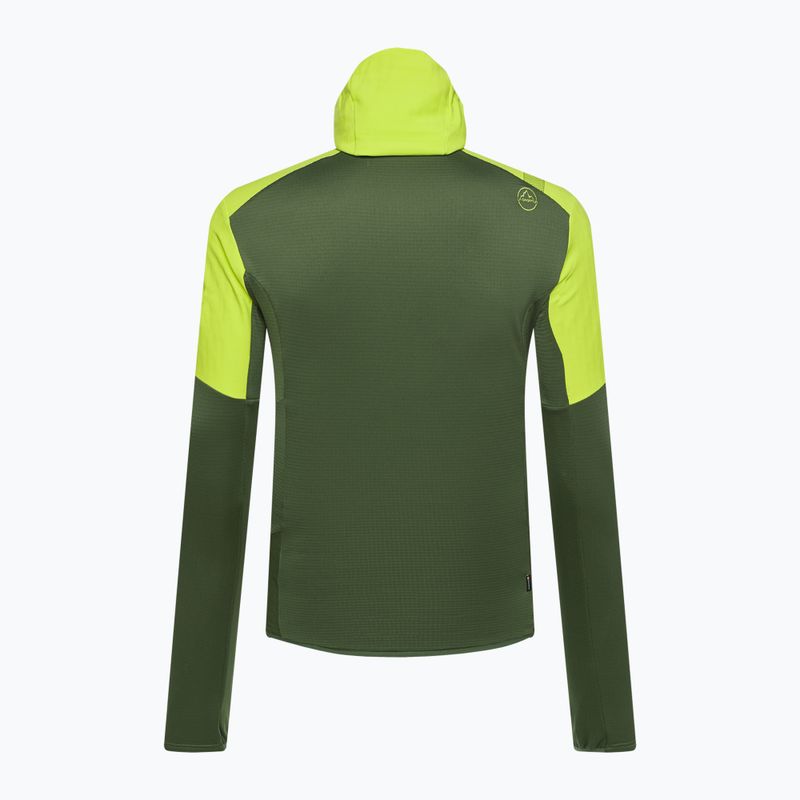 Bluza trekkingowa męska La Sportiva Session Tech Hoody forest/lime punch 7