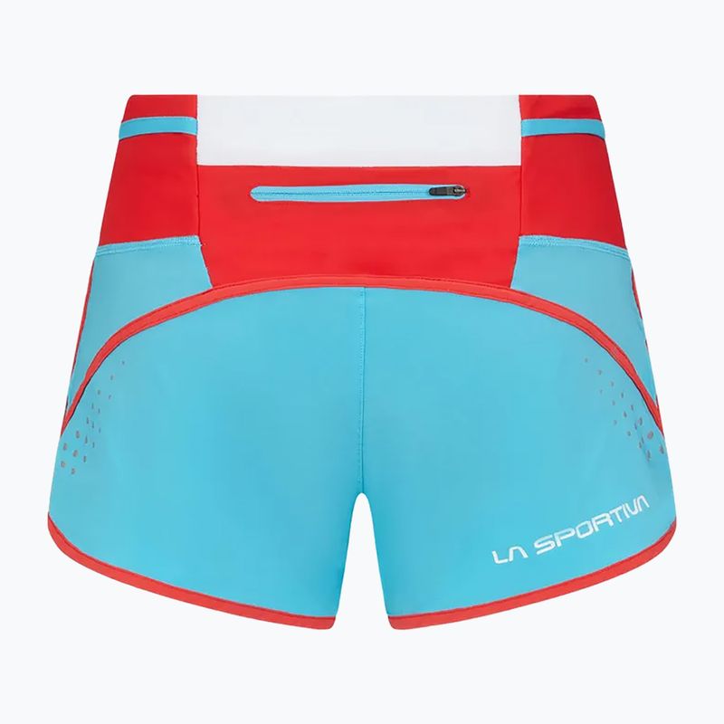 Spodenki do biegania damskie La Sportiva Vector hibiscus/malibu blue 5