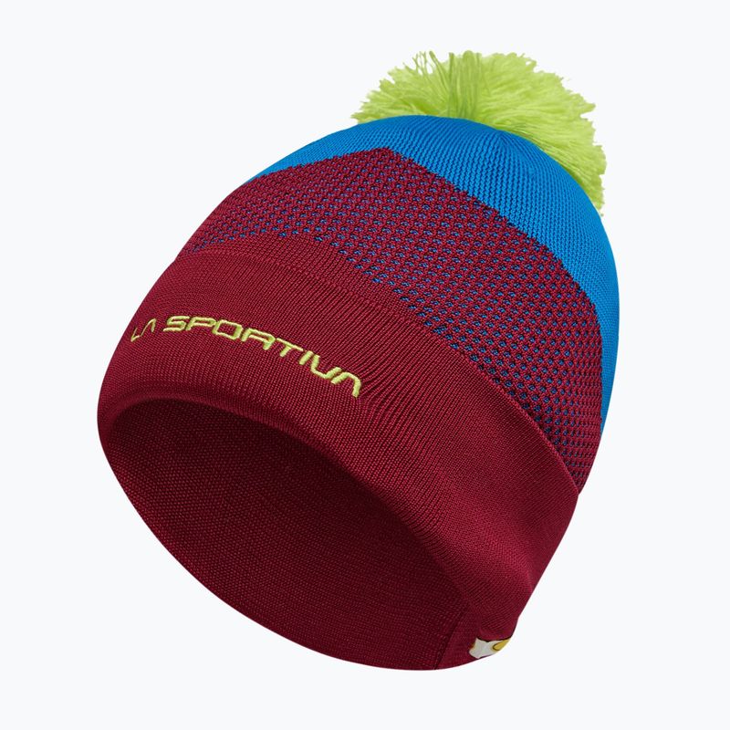 Czapka zimowa La Sportiva Knitty Beanie sangria/electric blue