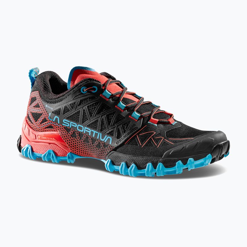 Buty do biegania damskie La Sportiva Bushido II Gtx black/hibiscus 7