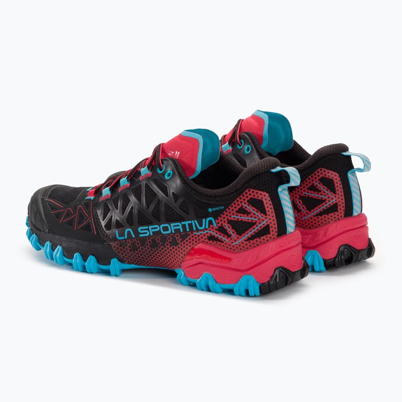 Buty do biegania damskie La Sportiva Bushido II Gtx black/hibiscus 3