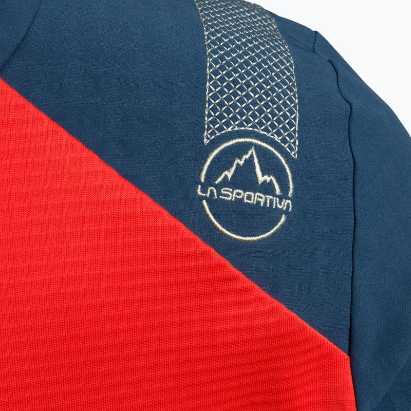 Bluza trekkingowa damska La Sportiva Session Tech Hoody storm blue/cherry tomato 4