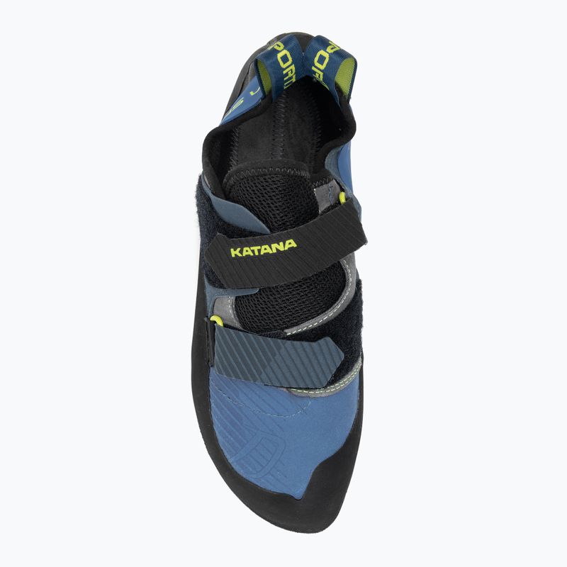 Buty wspinaczkowe męskie La Sportiva Katana electric blue/lime punch 6