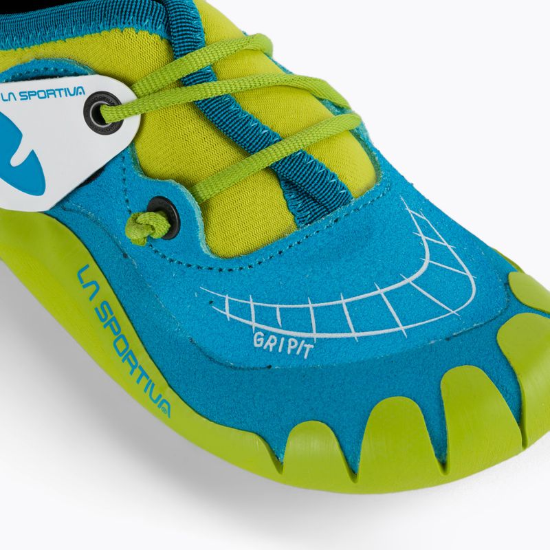 Buty wspinaczkowe dziecięce La Sportiva Gripit blue sulphur 7