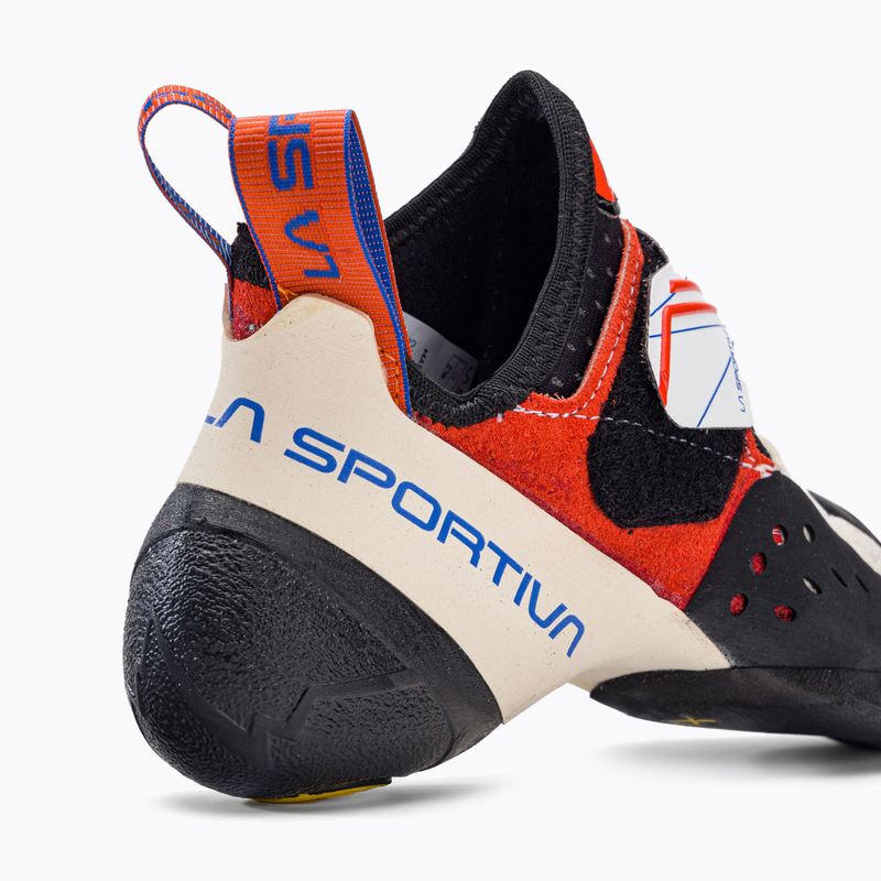 Buty wspinaczkowe damskie La Sportiva Solution white/lily orange 8