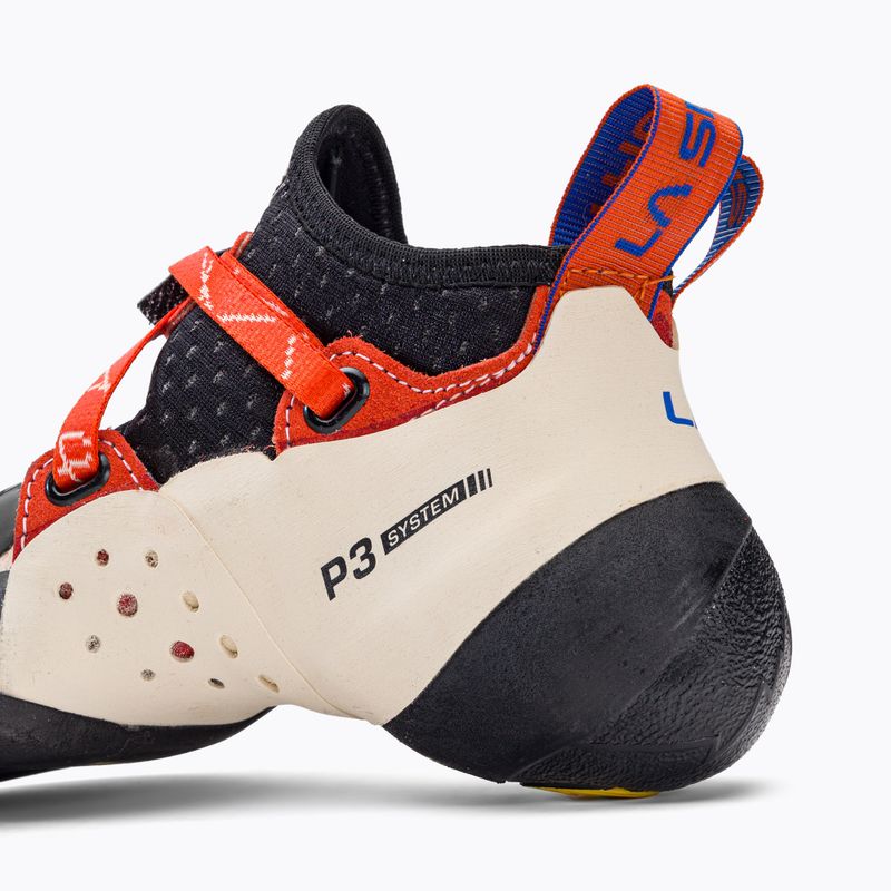 Buty wspinaczkowe damskie La Sportiva Solution white/lily orange 9