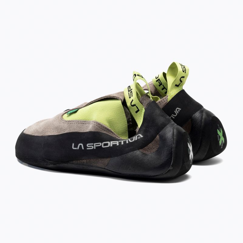 Buty wspinaczkowe La Sportiva Cobra Eco falcon brown/apple green 3