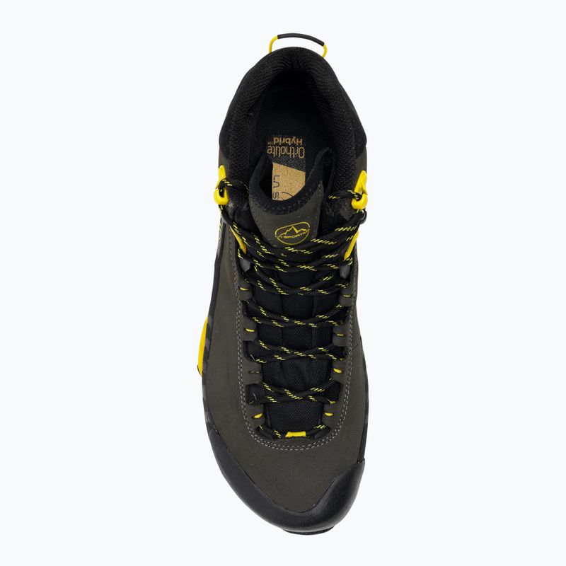 Buty podejściowe męskie La Sportiva TX5 GTX 2024 carbon/yellow 6