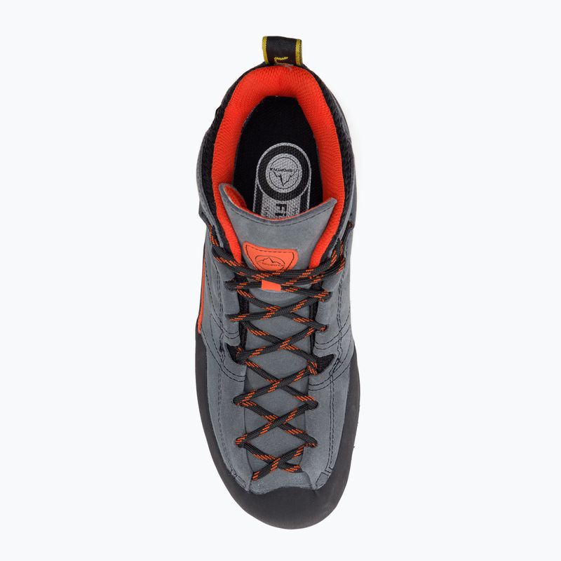 Buty podejściowe męskie La Sportiva Boulder X Mid carbon flame 6