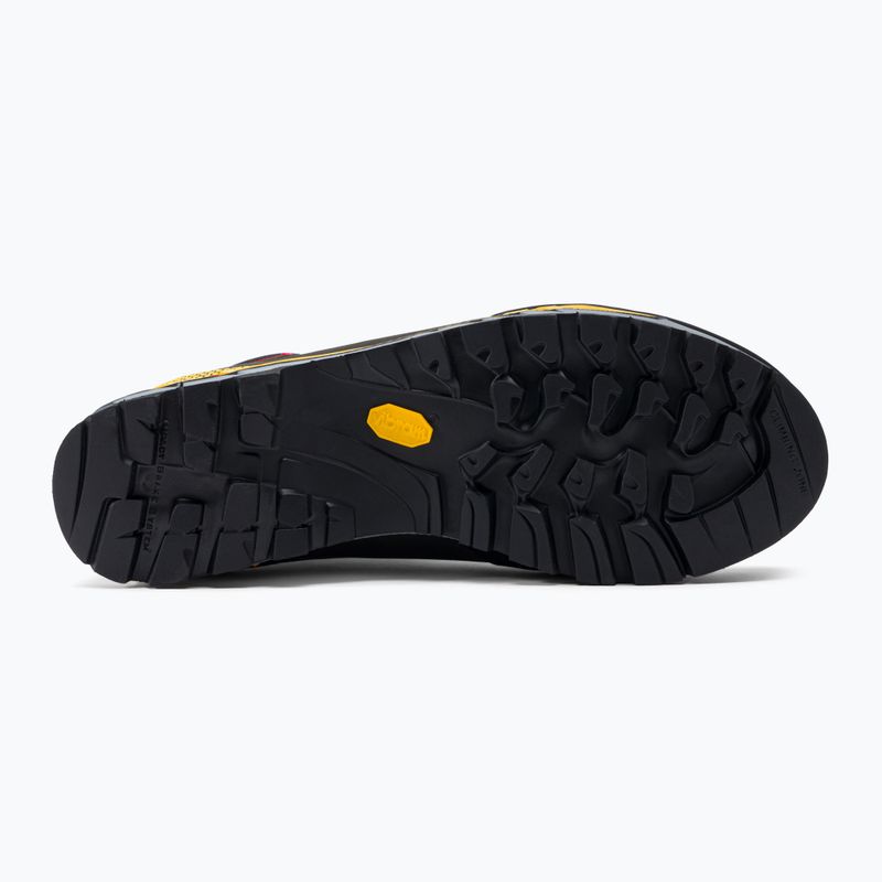 Buty wysokogórskie męskie La Sportiva Trango Tech Leather GTX black/yellow 4