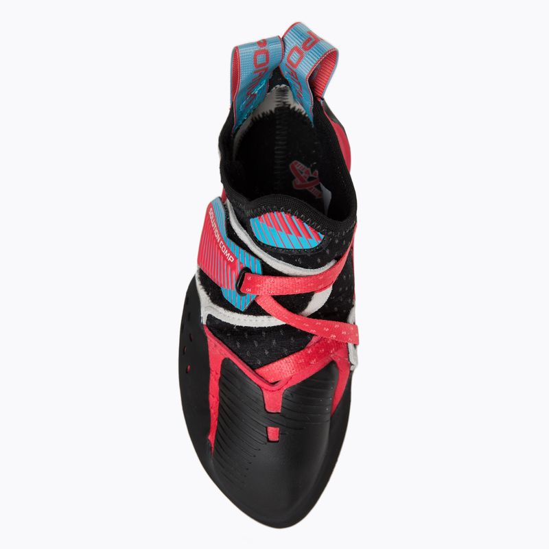 Buty wspinaczkowe damskie La Sportiva Solution Comp hibiscus/malibu blue 6