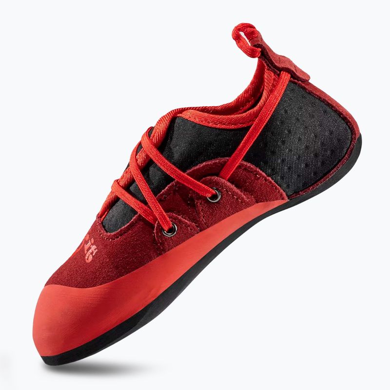Buty wspinaczkowe dziecięce La Sportiva Stickit chili/ poppy 10