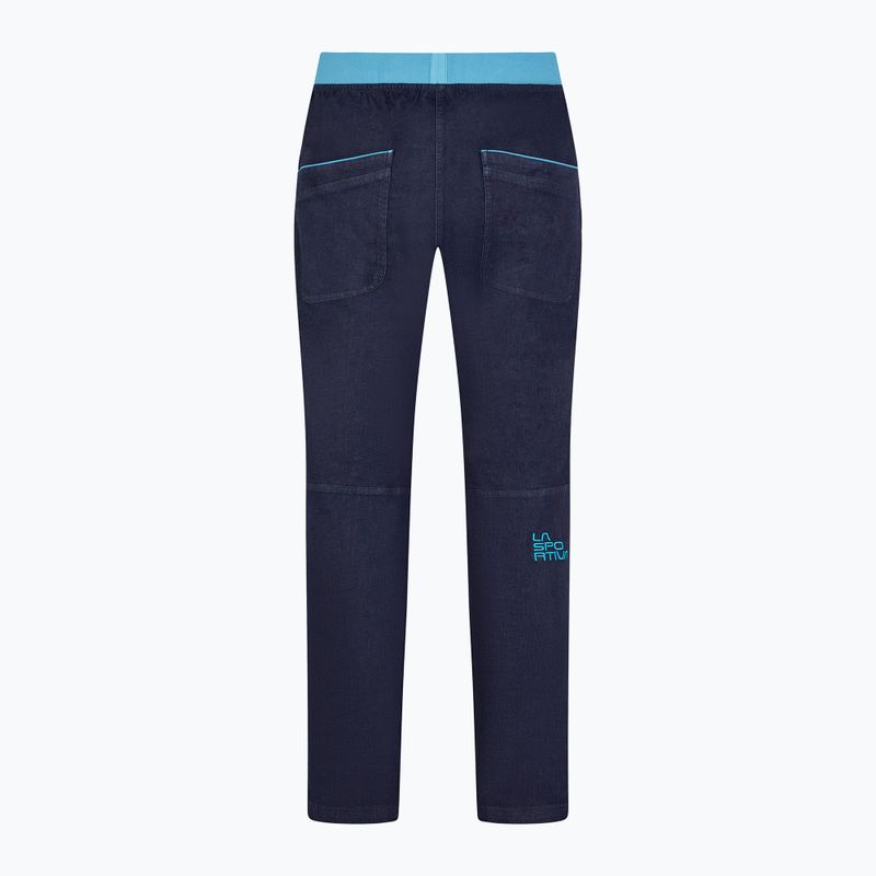 Spodnie wspinaczkowe męskie La Sportiva Cave Jeans jeans/topaz 2