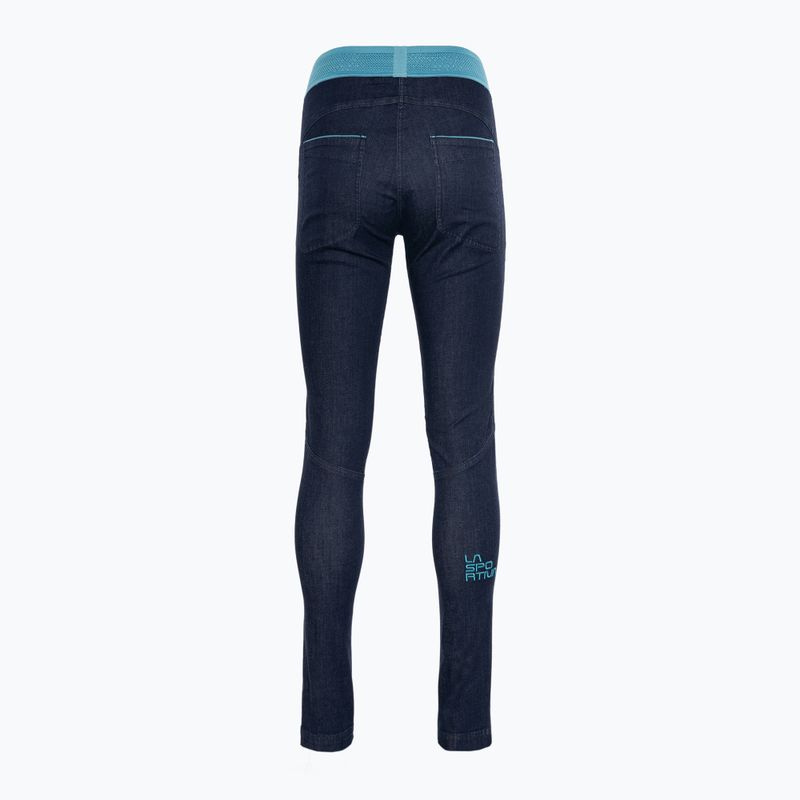 Spodnie wspinaczkowe damskie La Sportiva Miracle Jeans jeans/topaz 2
