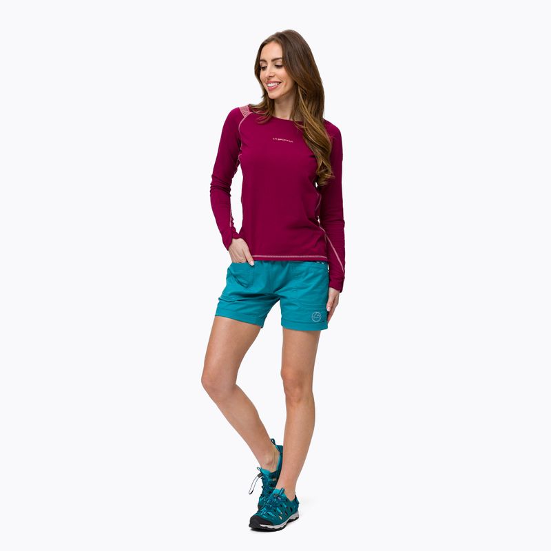 Spodenki wspinaczkowe damskie La Sportiva Ramp topaz celestial blue 2