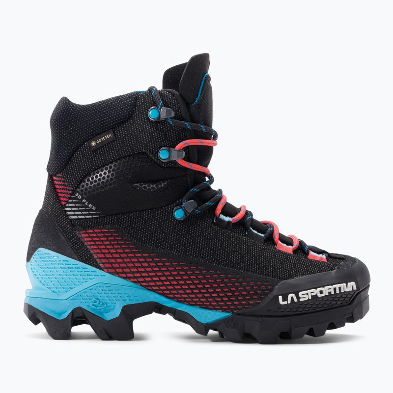 Buty wysokogórskie damskie La Sportiva Aequilibrium ST GTX 2023 black/hibiscus 2
