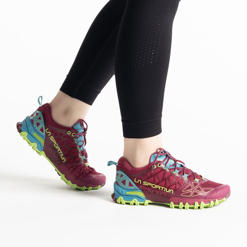 Buty do biegania damskie La Sportiva Bushido II red plum/topaz 2