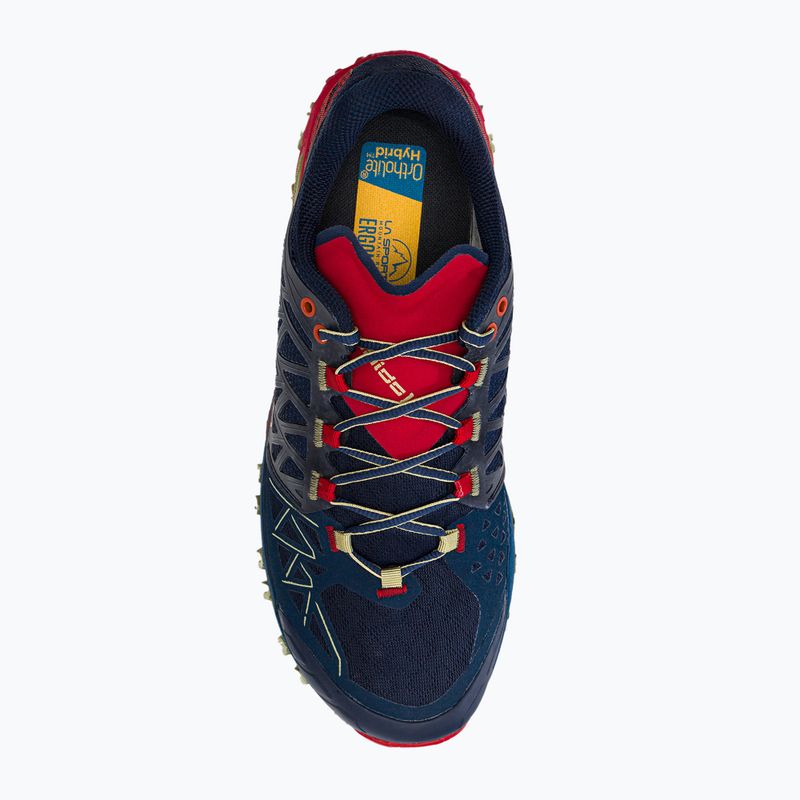 Buty do biegania męskie La Sportiva Bushido II GTX night blue/tango red 6
