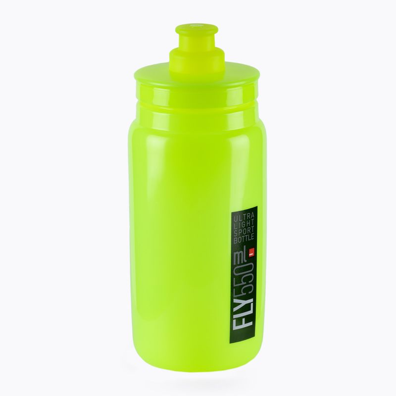 Bidon rowerowy Elite FLY żółto-czarny EL01604304