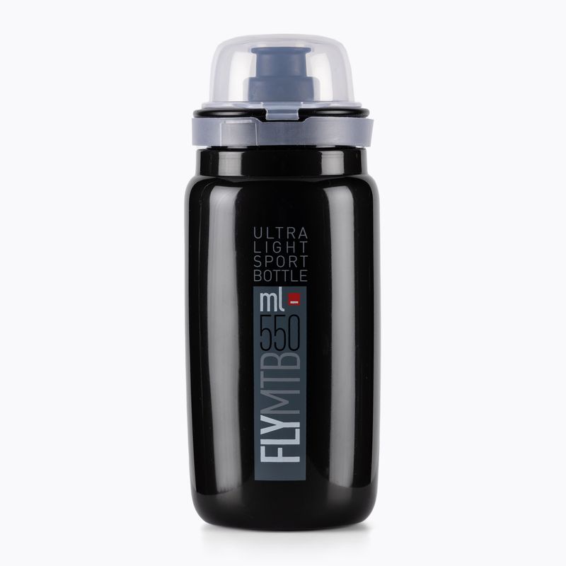 Bidon rowerowy Elite FLY MTB czarno-szary EL01604311 2