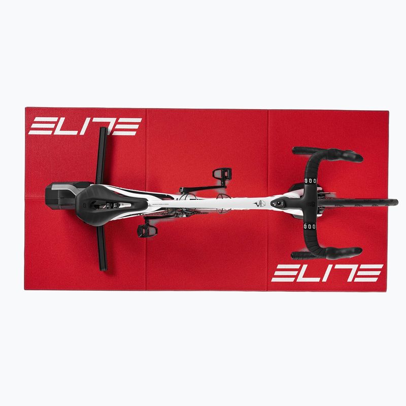 Mata pod trenażer Elite Training Mat red 2