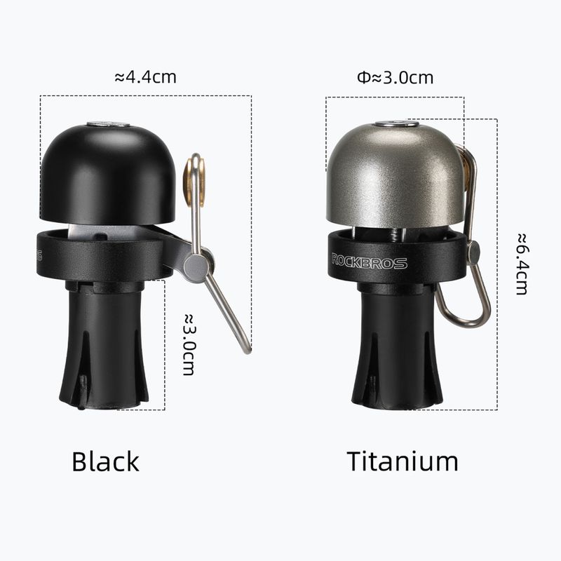 Dzwonek rowerowy Rockbros 71710005002 Handlebar Bell ti-color 2