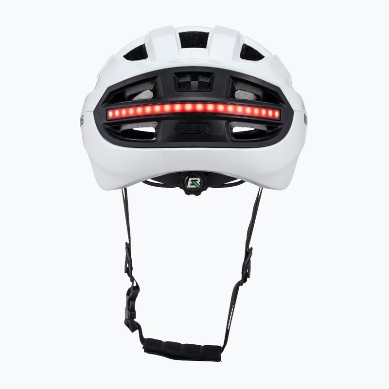 Kask rowerowy Rockbros 100036002 With Remote Control and Warning Light white 3