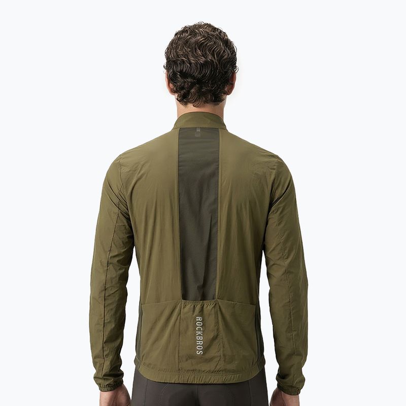 Kurtka rowerowa Rockbros YPW071 brown 4