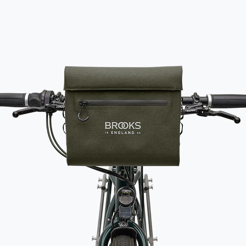 Torba rowerowa na kierownicę Brooks England Scape Case 8 l mud green 6