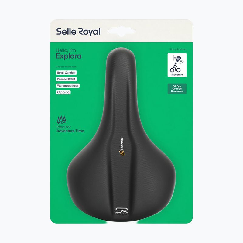 Siodełko rowerowe Selle Royal Explora Moderate 60St. black 4