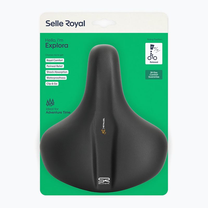 Siodełko rowerowe Selle Royal Explora Relaxed 90St. black 4