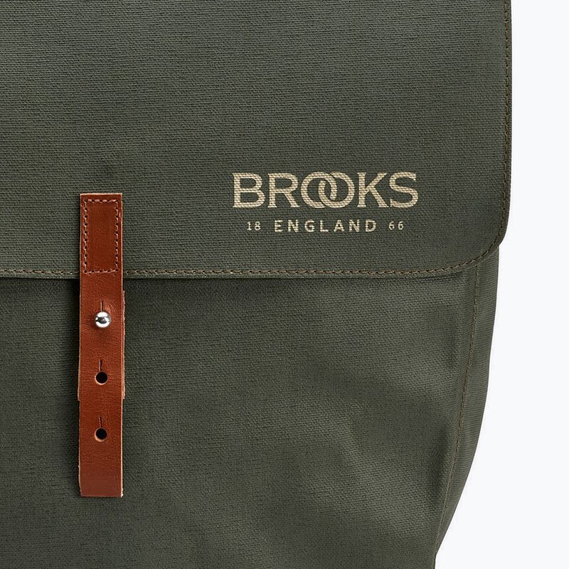 Sakwa rowerowa Brooks England Brick Lane Panniers 30 l sage green/honey 5