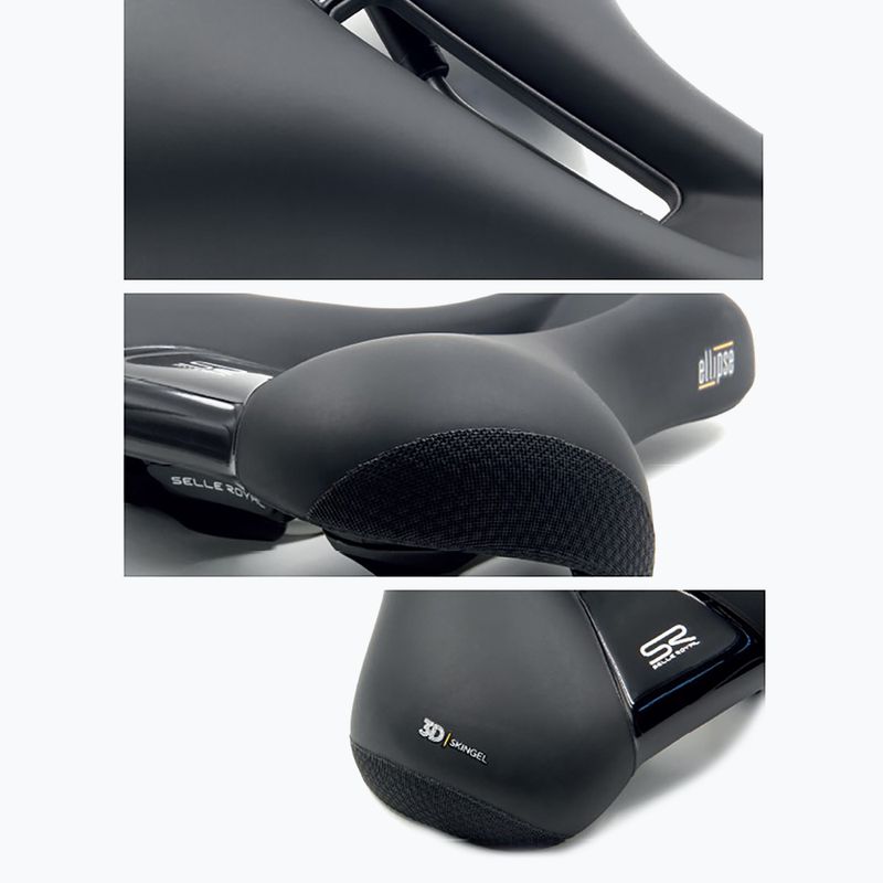 Siodełko rowerowe Selle Royal Premium Athletic 45st. Ellipse black 7