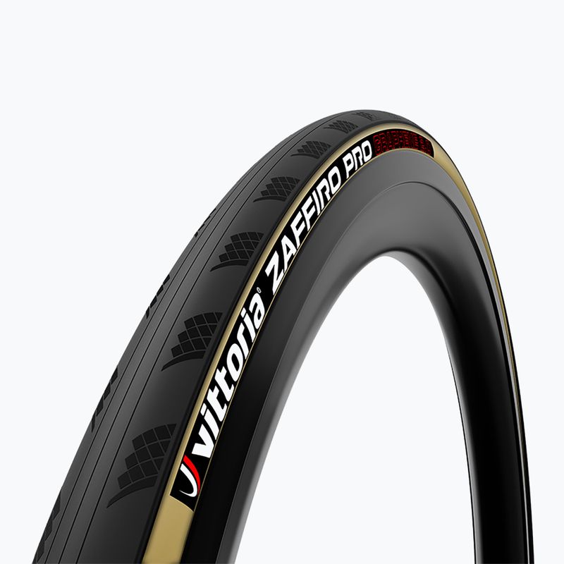 Opona rowerowa Vittoria Zaffiro Pro V G2.0 700 x 25C czarny/brązowy