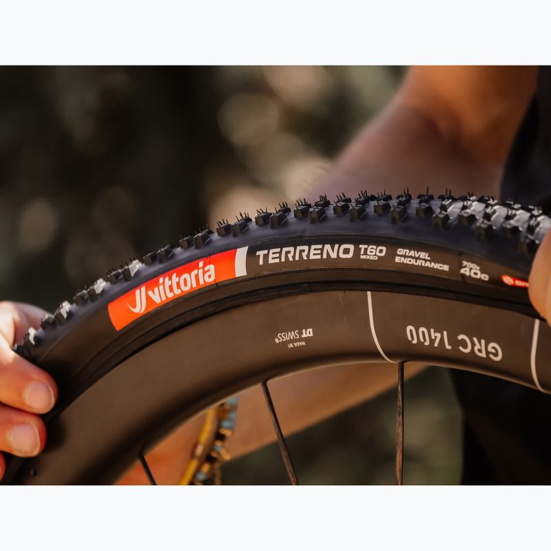 Opona rowerowa Vittoria Terreno T60 G2.0 TLR Gravel Endurance 700x40c czarny 7