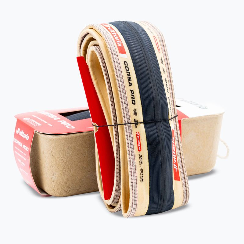 Opona rowerowa Vittoria Corsa Pro G2.0 700 x 28C czarny/beżowy 6