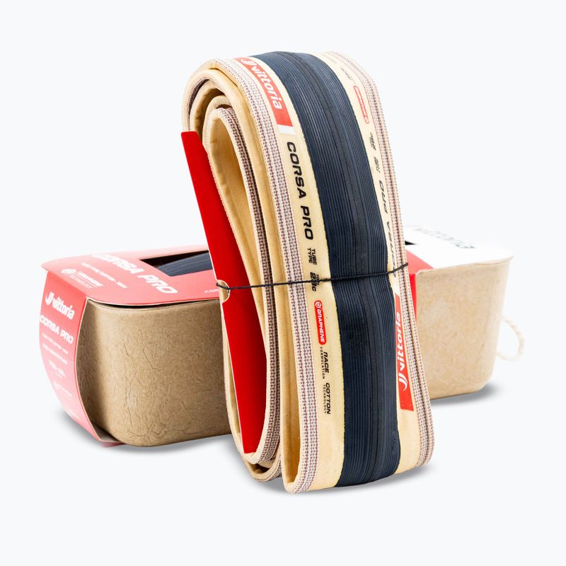 Opona rowerowa Vittoria Corsa Pro G2.0 700 x 30C czarny/beżowy 6