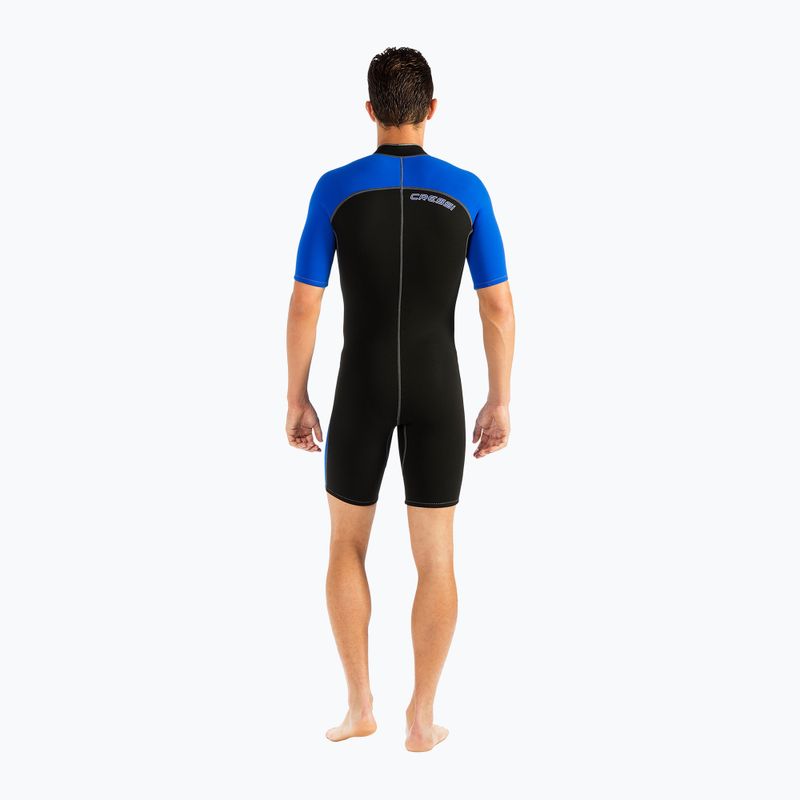 Pianka do pływania męska Cressi Lido Shorty 2 mm black/blue 2