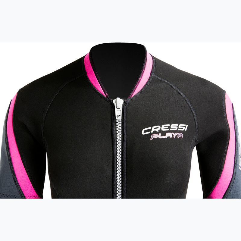 Pianka do pływania damska Cressi Playa Shorty 2.5 mm black/pink 4