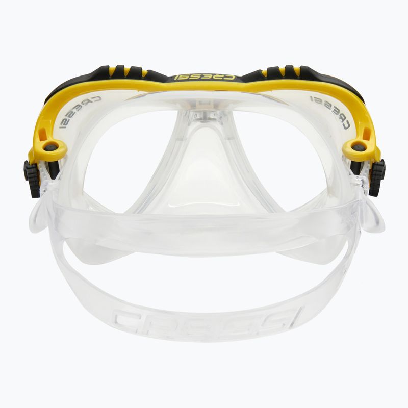 Maska do nurkowania Cressi Matrix clear/yellow 5