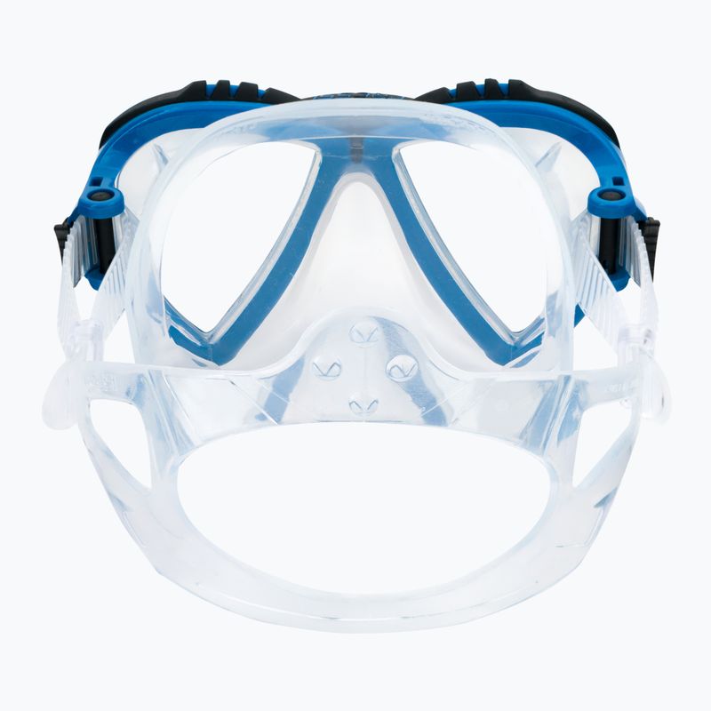 Maska do nurkowania Cressi Lince clear/blue 5