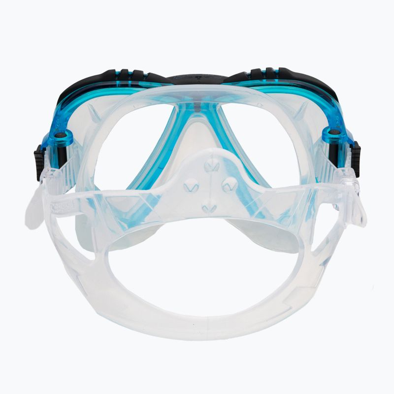 Maska do nurkowania Cressi Lince clear/aquamarine 5