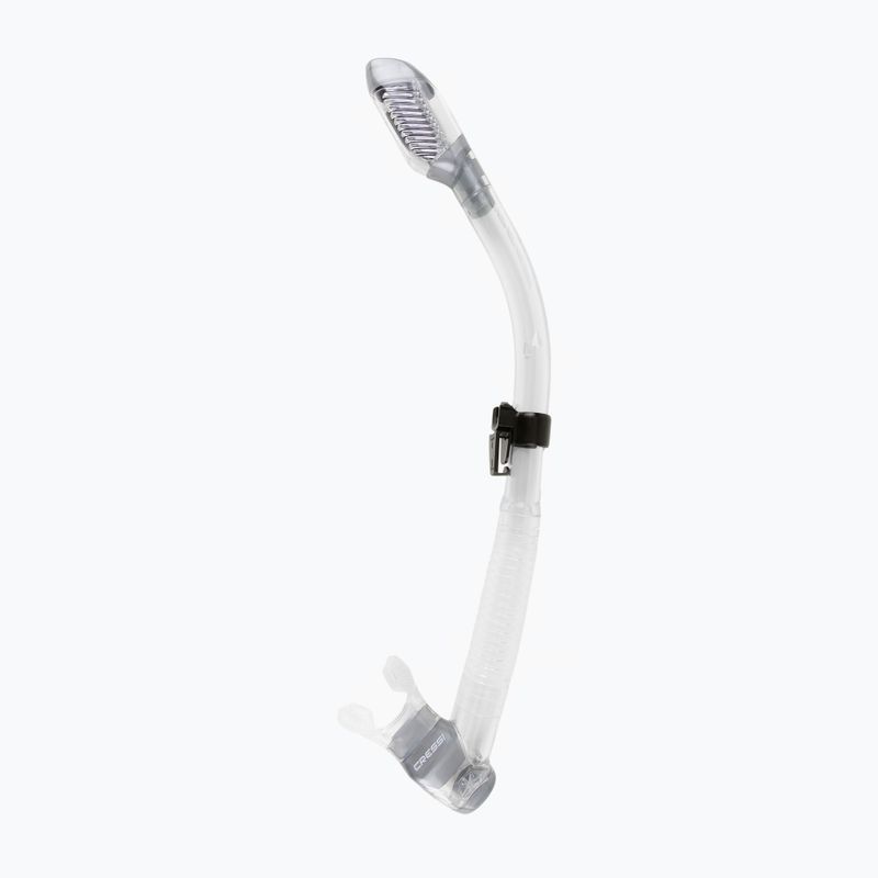 Fajka do nurkowania Cressi Dry clear/silver
