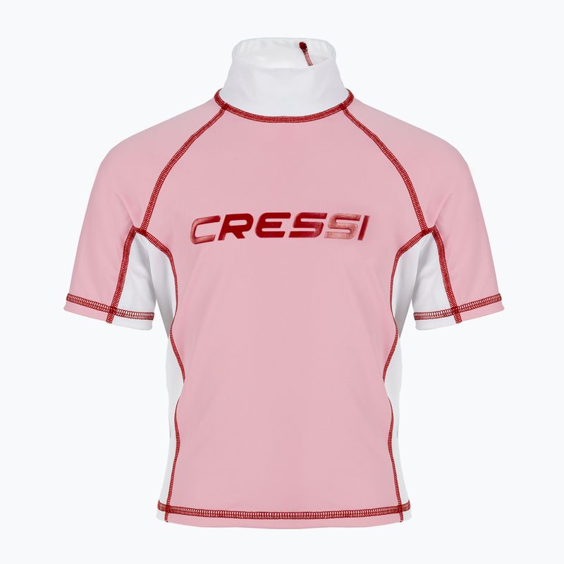 Koszulka do pływania dziecięca Cressi Rash Guard S/SL pink