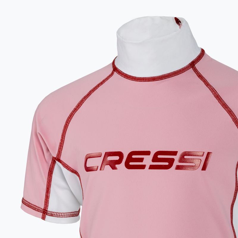 Koszulka do pływania dziecięca Cressi Rash Guard pink 3