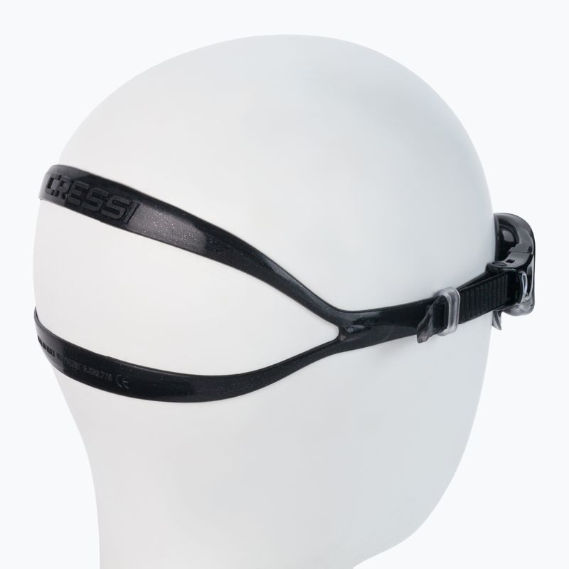 Okulary do pływania Cressi Flash black/black grey smoked 3