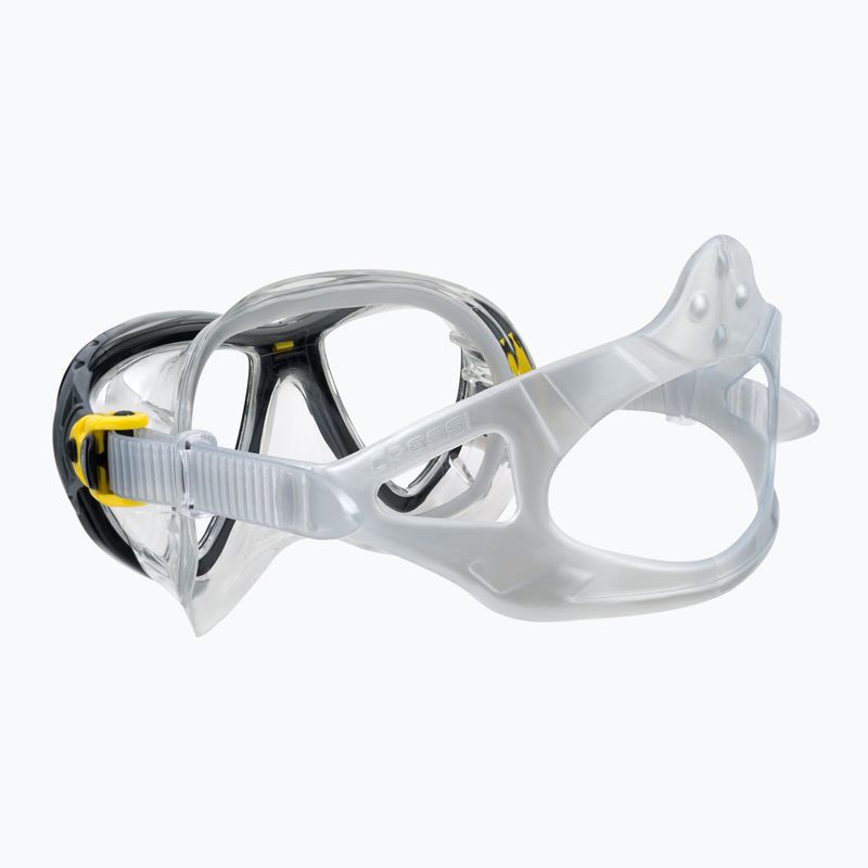 Maska do nurkowania Cressi Big Eyes Evolution crystal/yellow 4